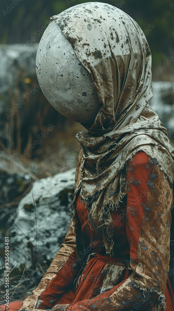 Surreal Figure with a Gloomy Atmosphere - Digital Art Surreal Figure with a Gloomy Atmosphere - Digital Art