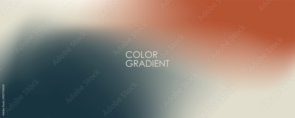 Fototapeta premium Color gradient. Defocused bright colored abstract background. Blurred vibrant colors for creative graphic design. Vector illustration.