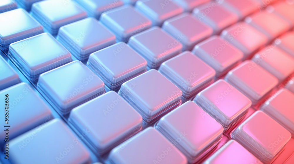 Abstract surface with colorful gradient is slowly moving up and down Abstract surface with colorful gradient is slowly moving up and down