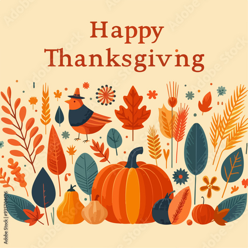 Thanksgiving background illustration photo