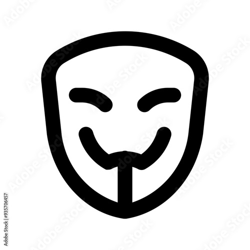 hacker glyph icon