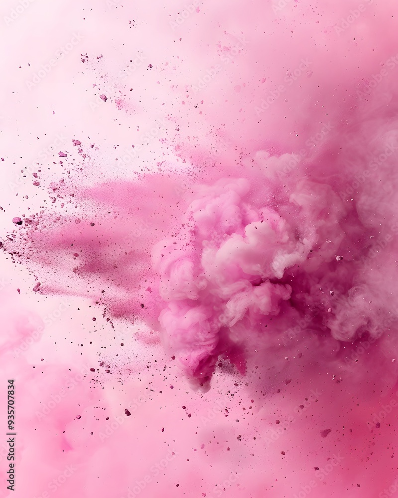 Obraz premium pink dust background