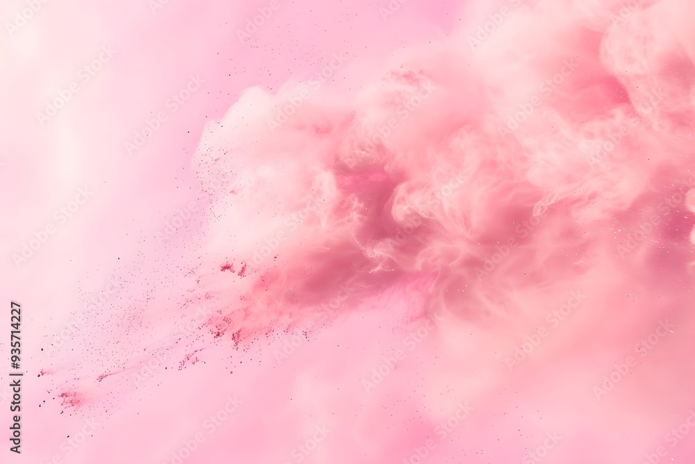 Obraz premium pink dust background