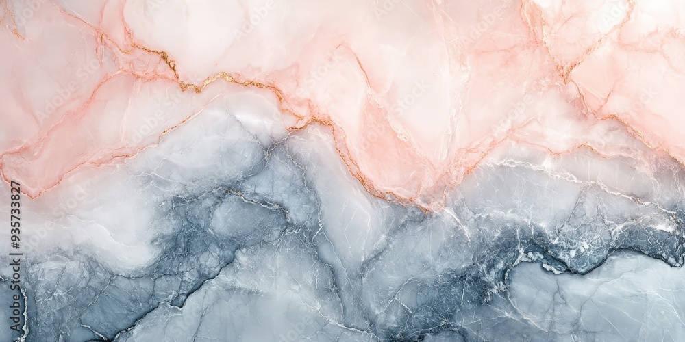 Fototapeta premium Abstract Marble Texture with Golden Veins