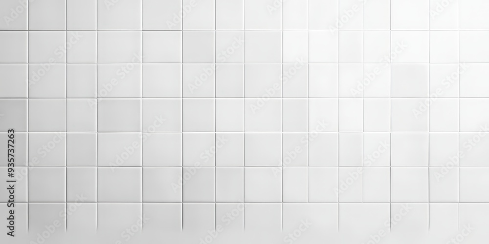 White Tile Wall - Clean and Minimalist Texture White Tile Wall - Clean and Minimalist Texture
