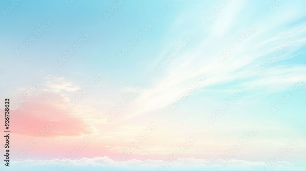 Obraz premium Pastel Sky