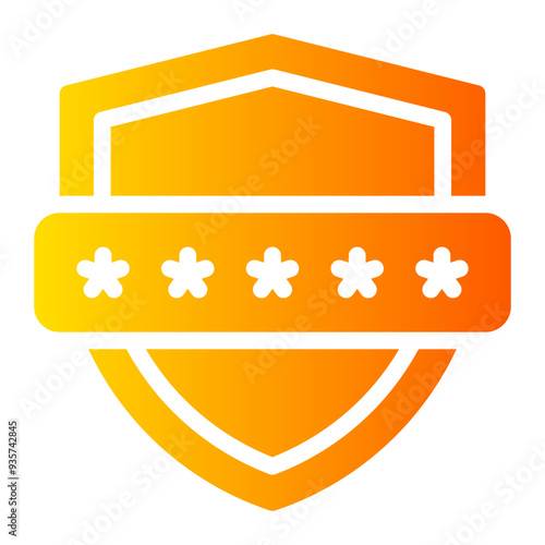 pin code gradient icon
