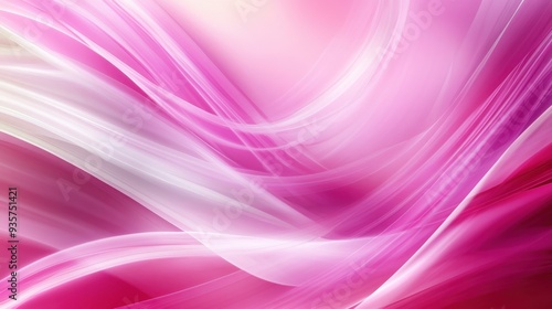 Wallpaper Mural Pink Abstract Waves Torontodigital.ca