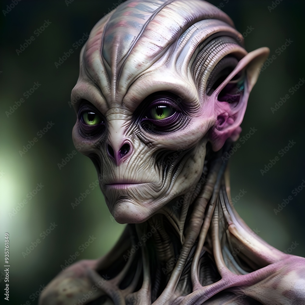portrait of an alien portrait of an alien