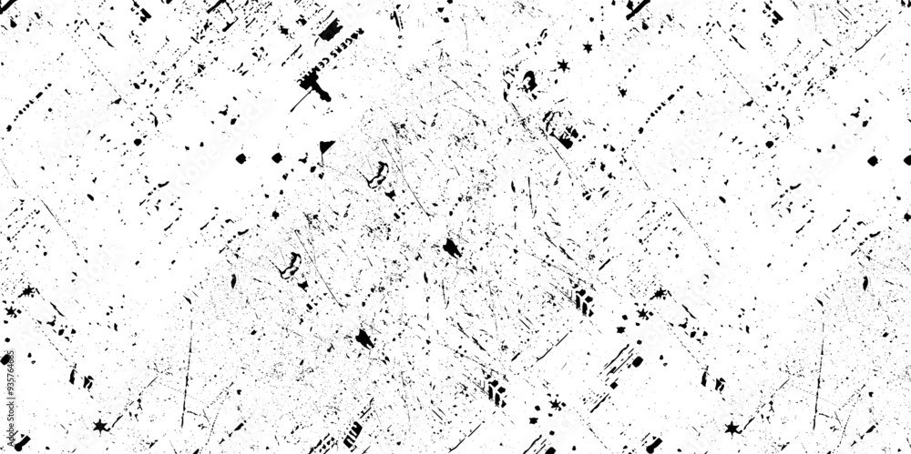 Obraz premium Abstract black white background with vintage effect, Grunge background. Abstract mild textured effect. Vector Illustration.