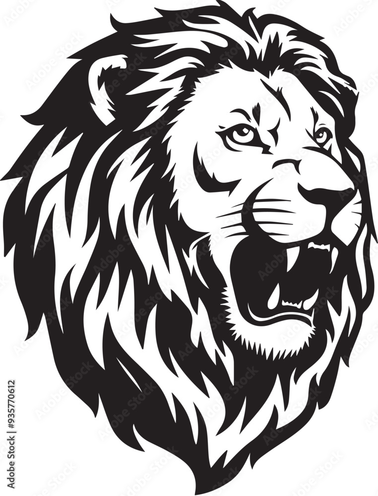 Lion vector black silhouette design for T-Shirt Lion vector black silhouette design for T-Shirt