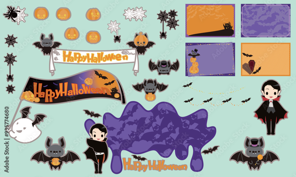 Fototapeta premium Bats and Vampires