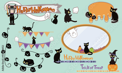 Black cat set