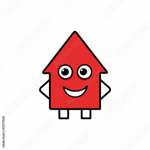 A cool, persuasive icon of a house for real estate.