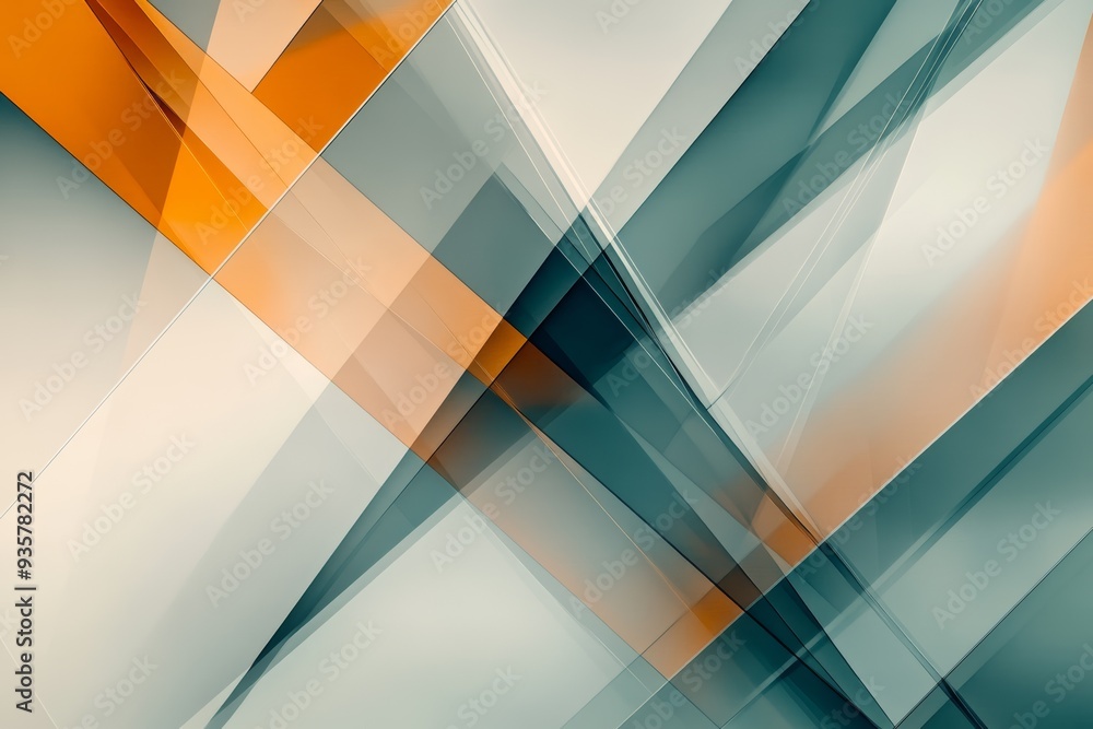 A dynamic abstract composition featuring layered geometric shapes and colors, creating a sense of depth and movement A dynamic abstract composition featuring layered geometric shapes and colors, creating a sense of depth and movement