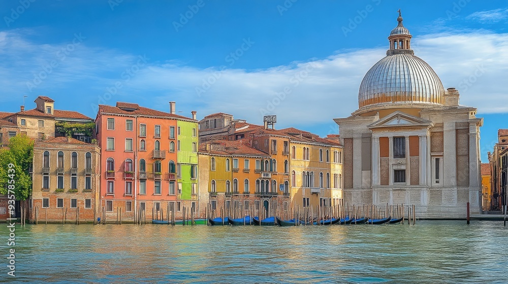 Charming Grand Canal Square in Venice Charming Grand Canal Square in Venice