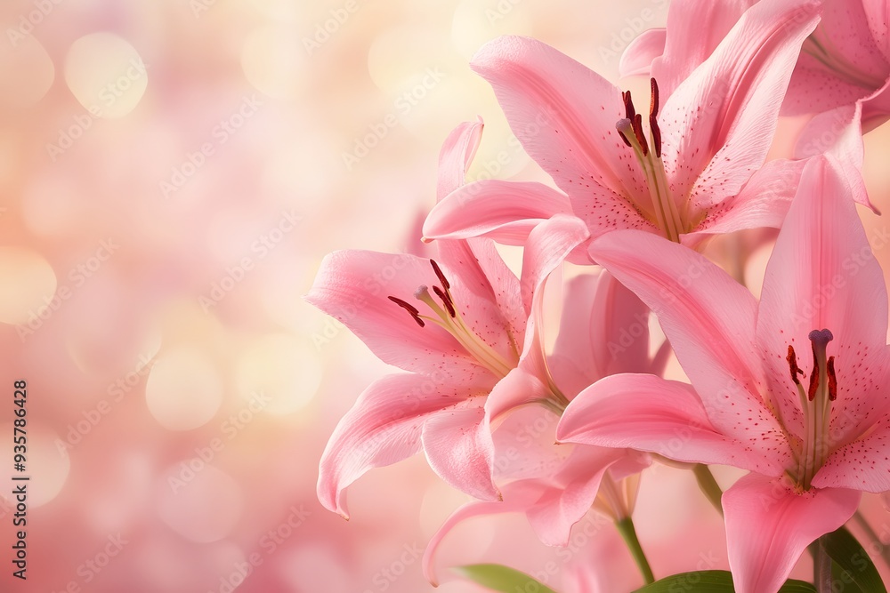 pink lily background pink lily background