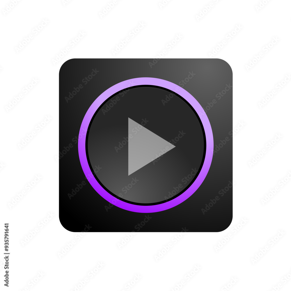 Play button on transparent background. Video or music player user interface. Transparent SVG file. Vector illustration. Play button on transparent background. Video or music player user interface. Transparent SVG file. Vector illustration.