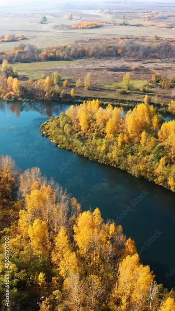 Aerial view of mountain during autumn Aerial view of mountain during autumn