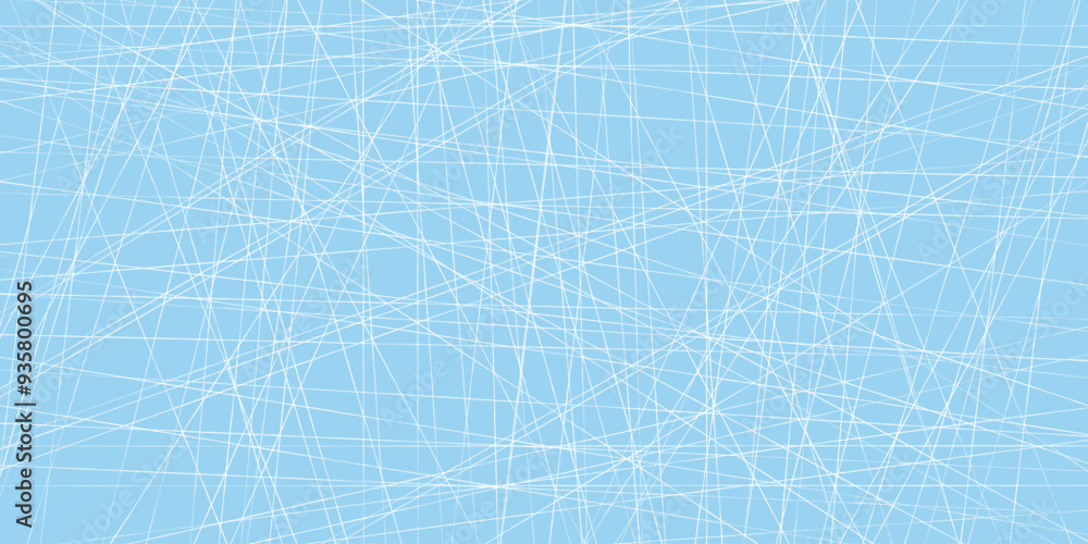 Abstract background of white chaotic lines on a blue background for wallpaper and design. Abstract background of white chaotic lines on a blue background for wallpaper and design.