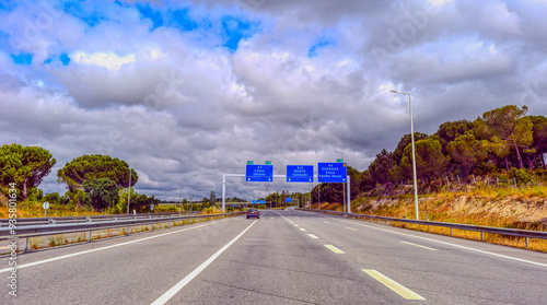 Fotografía Autoestrada A2 in Richtung Lissabon, Portugal