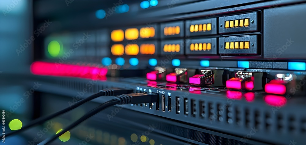 A server managing e-commerce transactions, ensuring fast and secure purchases for customers A server managing e-commerce transactions, ensuring fast and secure purchases for customers