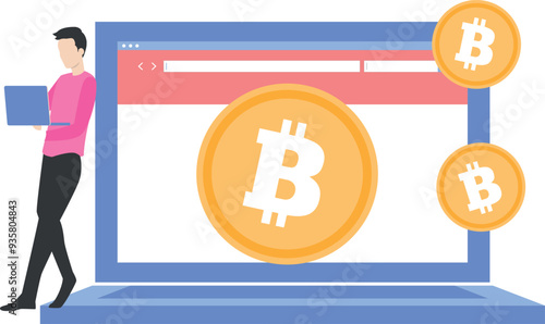 The guy is working on bitcoin.