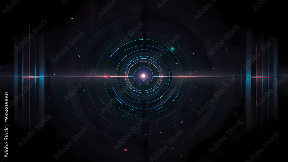 minimalist flat vector background featuring a target with laser beams converging on a single point minimalist flat vector background featuring a target with laser beams converging on a single point