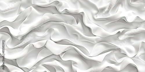 white silk fabric