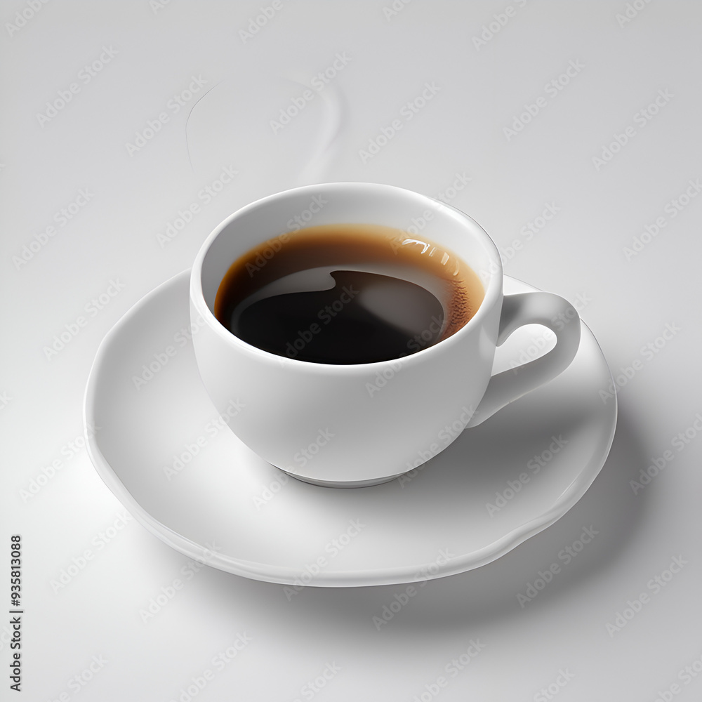 cup of coffee with isolated white background cup of coffee with isolated white background
