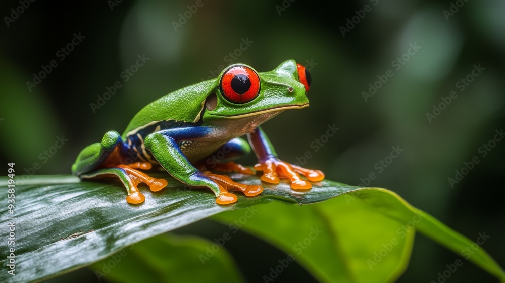 Fototapeta premium Costa Rican Red-Eyed Tree Frog