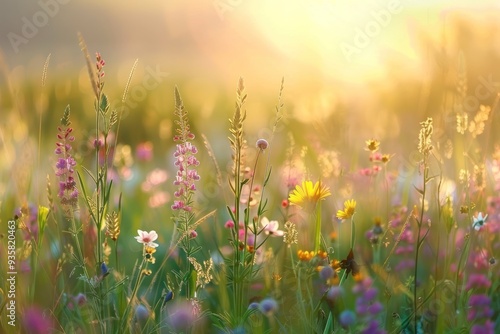 Sunrise Meadow Blooms