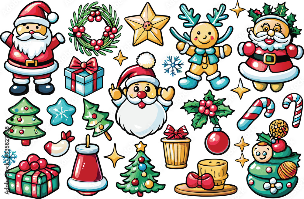 Christmas elements vector Christmas elements vector