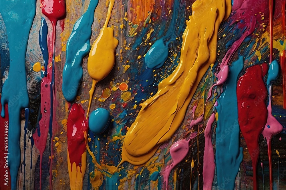 Obraz premium Colorful Abstract series. 