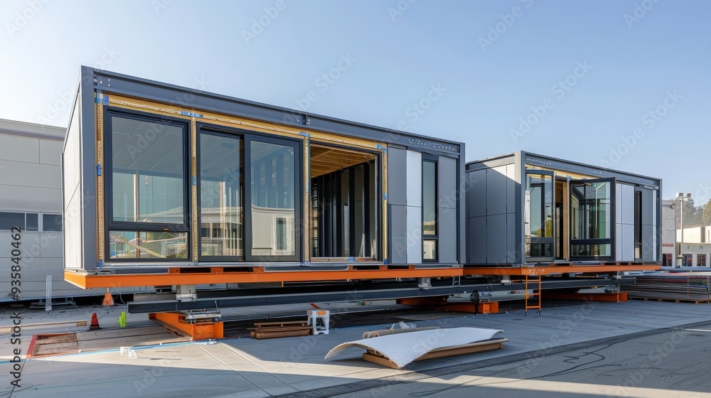 Innovations in prefabricated building components accelerating construction site building timelines. Innovations in prefabricated building components accelerating construction site building timelines.