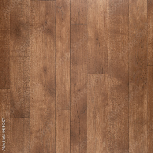 Classic Warm Brown Hardwood Floor Texture with Subtle Grain Patterns