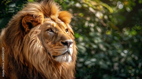 Lions are majestic creatures known for their mane and powerful roars in the wild.