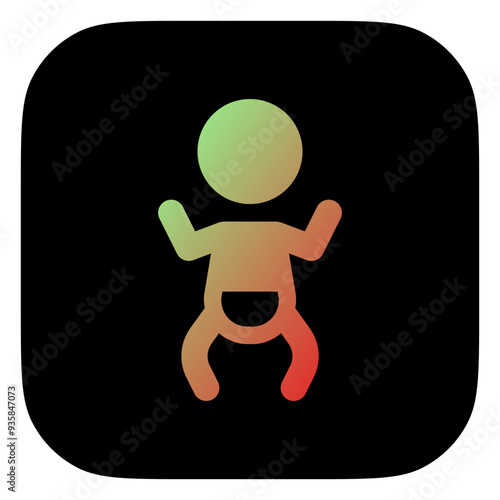 Editable baby, nursing room vector icon. Part of a big icon set family. Perfect for web and app interfaces, presentations, infographics, etc