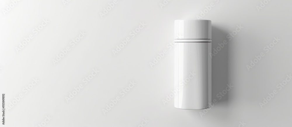 Cream deodorant tube on a white background. Copy space image. Place for adding text and design Cream deodorant tube on a white background. Copy space image. Place for adding text and design