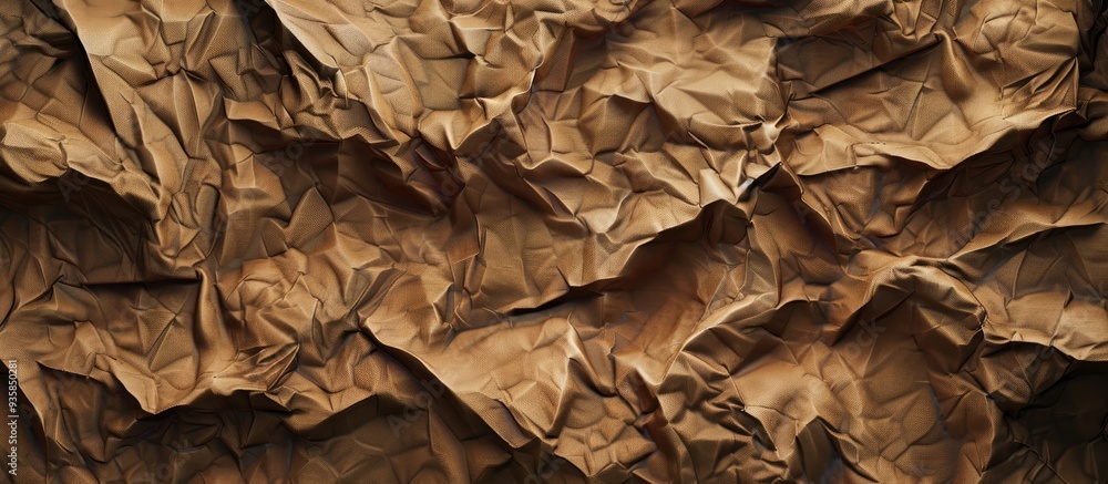 Crumpled brown paper texture background for design purposes. Copy space image. Place for adding text and design Crumpled brown paper texture background for design purposes. Copy space image. Place for adding text and design