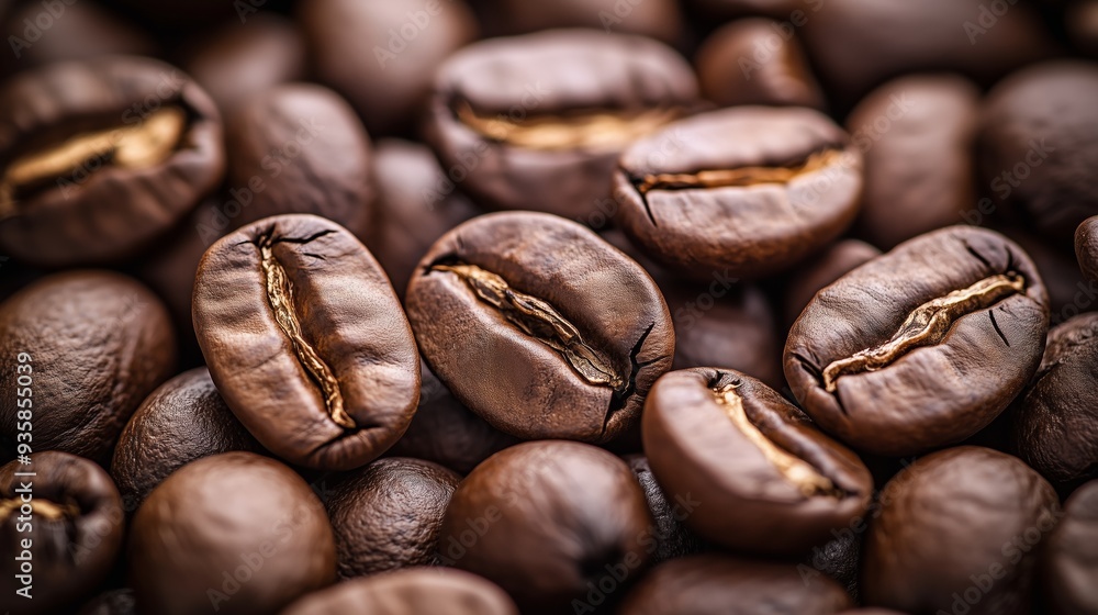 Close up of roasted coffee beans background. Close up of roasted coffee beans background.