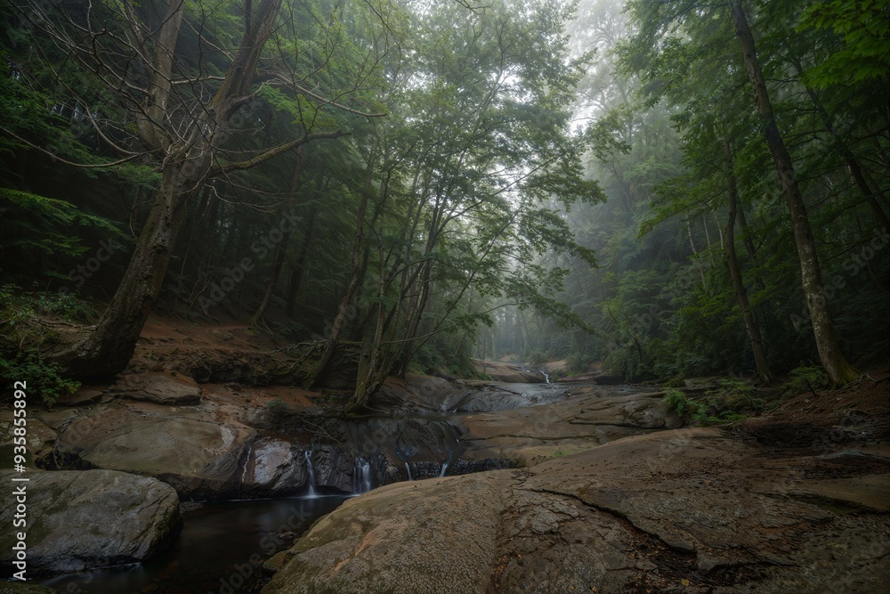 stream in the forest