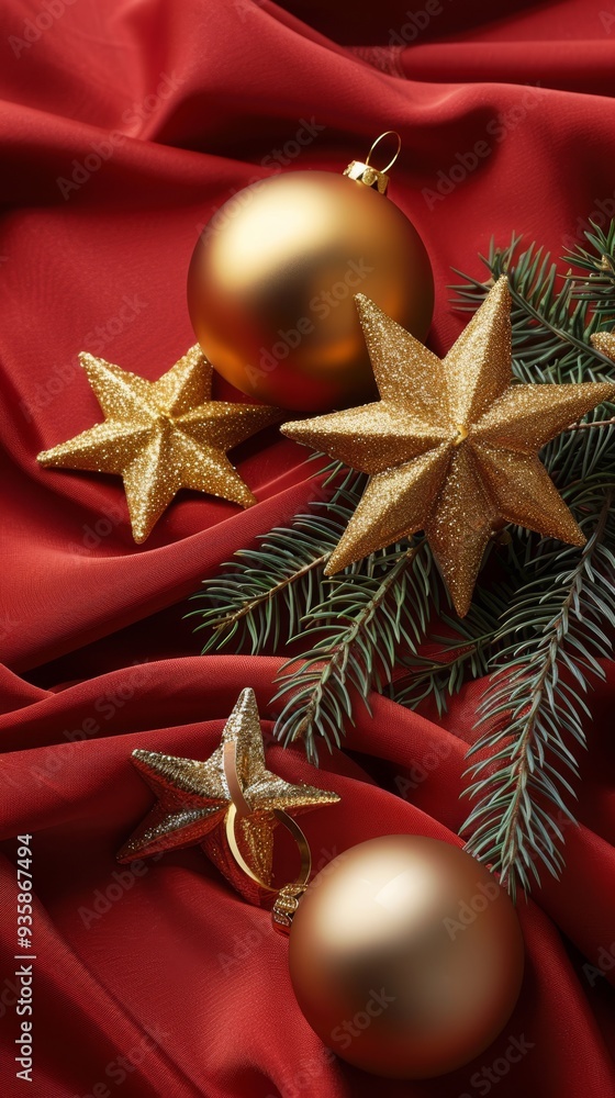 Merry Christmas and Happy New Year. Elegant Christmas ornaments background. Ideal for festive holiday cards and decorations. Merry Christmas and Happy New Year. Elegant Christmas ornaments background. Ideal for festive holiday cards and decorations.