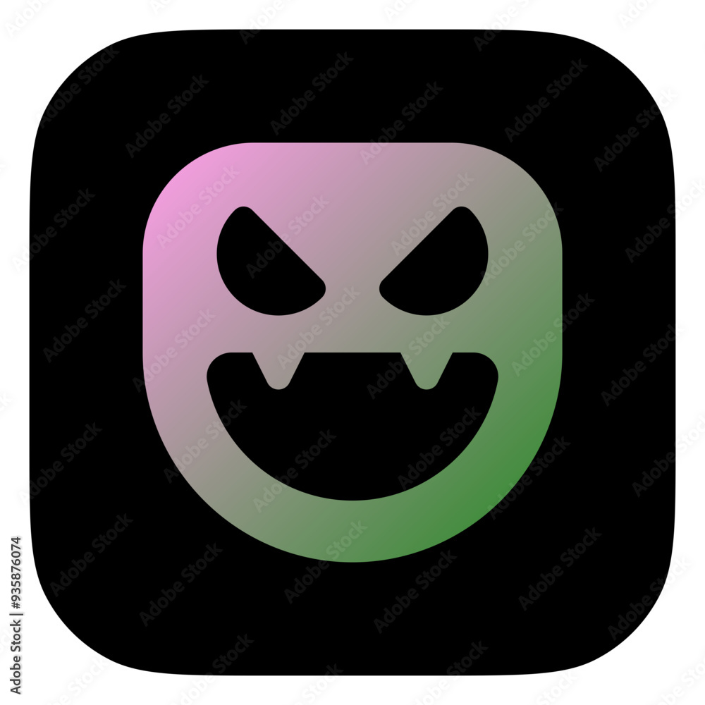 Editable vector evil face mask icon. Part of a big icon set family. Perfect for web and app interfaces, presentations, infographics, etc Editable vector evil face mask icon. Part of a big icon set family. Perfect for web and app interfaces, presentations, infographics, etc