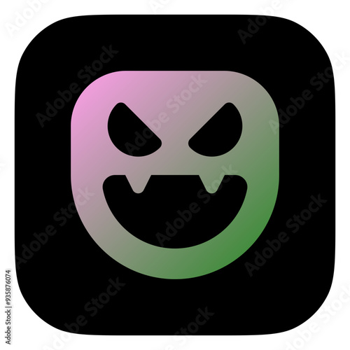 Editable vector evil face mask icon. Part of a big icon set family. Perfect for web and app interfaces, presentations, infographics, etc