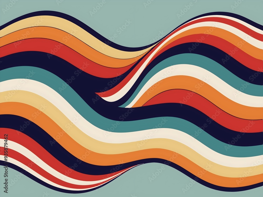 Dynamic Colorful Waves Abstract Art Design Composition Dynamic Colorful Waves Abstract Art Design Composition