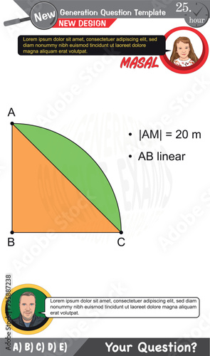 mathematics, mathematical concepts, High school, middle school, exam question template, numerical lessons, verbal lessons, Next generation problems, dad, girl, for teachers, editable