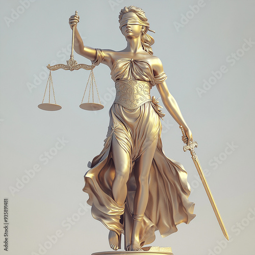 golden statue of justice