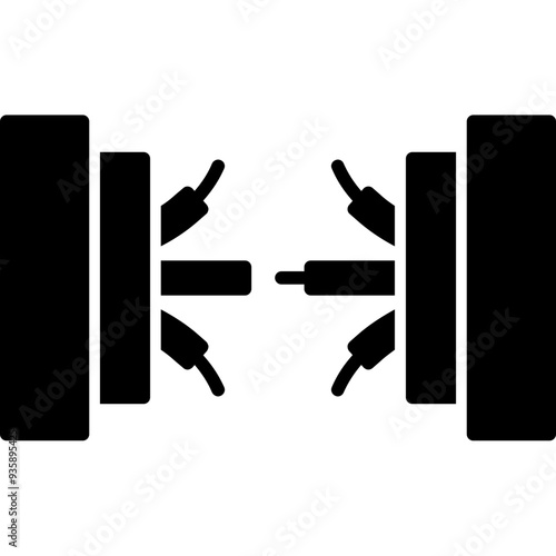 Optical Fiber Connect Icon