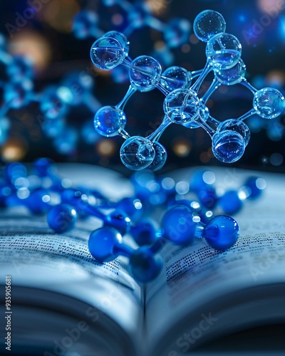 chemistry  background with textbook